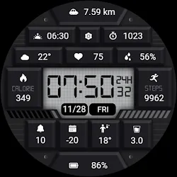 【Digital】Retro Black Buttons icon
