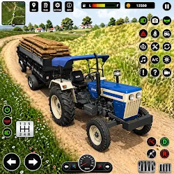 US Tractor Farming Games 3D icon