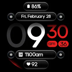 OMG 344 Minimal Watch Face icon