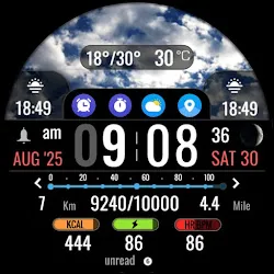 Animated Weather Informer IW13 icon