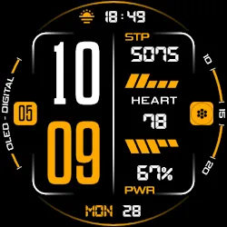 Oled - Digital v3 | watch face icon