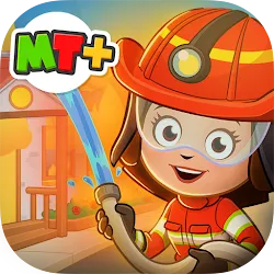 My Town : 消防站救援（救火车和救护车） icon