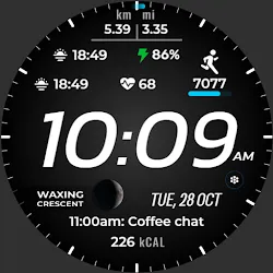 Satisfy 100 Digital watch face icon