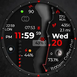 Digital Watch Face CUE102 icon