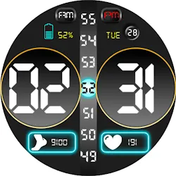 Digital Watch Face Key 011 icon
