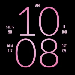 Pink Rose Light Watch Face icon