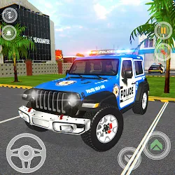 Police Jeep Cop Car Simulator icon