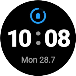 Minimal Digital Watch Face icon