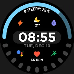 Nighty Digital 21 - watch face icon