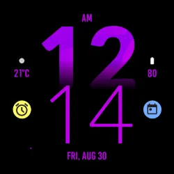 Active Purple Fit Watch Face icon
