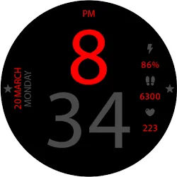 Key036 Digital Watch Face icon