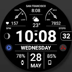 WFP 106 Information watch face icon