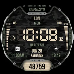 Dual-Time Watch Face 027 icon