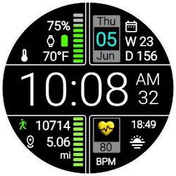 Iris508 Digital Watch Face icon