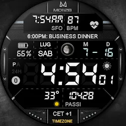 MD112B Digital watch face icon