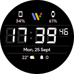 JHW Digital F: Watch face icon