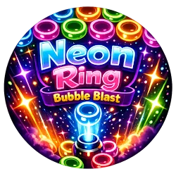 Neon Ring Bubble Blast Offline icon