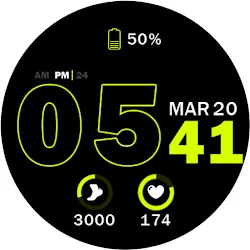 Key035 Digital Watch Face icon