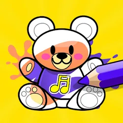 어린이를 위한 색칠 및 음악 icon