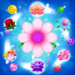 Flower Games - Bubble Pop icon