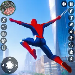 Spider Rope Hero - Rescue Town icon