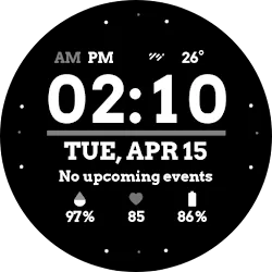 EXD157: Simply Digital Face icon