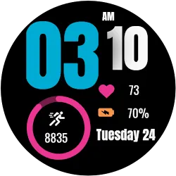Minimalist Fitness Focus Watch icon