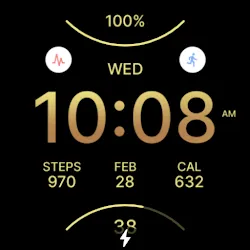 Sporty Beauty Sand Watch Face icon