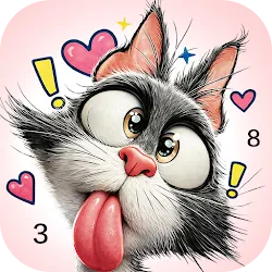 Cute Funny Animal Color icon