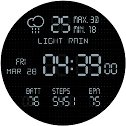 LCD Watch face icon