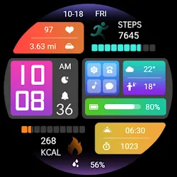 Colorful Homepage ZKin Watch icon