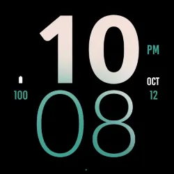 Snow Large Watch Face icon