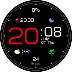 Minimal Watch Face Wear OS icon
