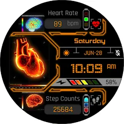 BFF55-Technology Heart & Brain icon