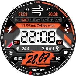 PT16 Digital Watch Face icon