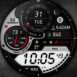 MD204 - Digital watch face icon