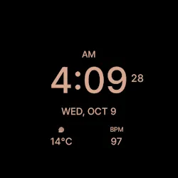 Pure Rose Gold Watch Face icon