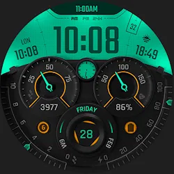 S4U Race2 - digital watch face icon