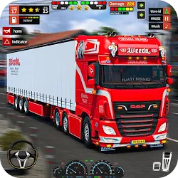 Euro Truck Driving Cargo Truck icon