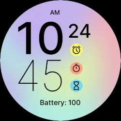 Simply Pastel Watch Face icon