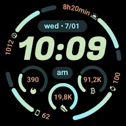 MDS08 Digital Watch Face icon