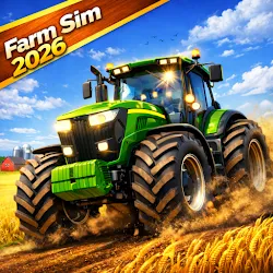 Real Tractor Farming Game icon