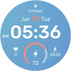 Glacier Digital Watch Face icon