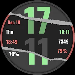 CC Torn 02 Watch Face icon