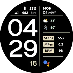 EXD043D: Digital Watch Face icon