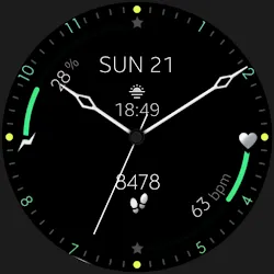 Minimal Black v18 Watch Face icon