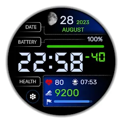WaTchG010: Digital watch face icon
