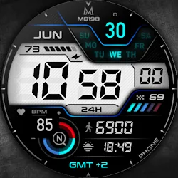 MD198: Digital watch face icon