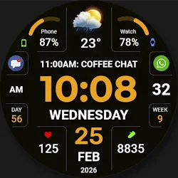 WFP 346 Digital watch face icon