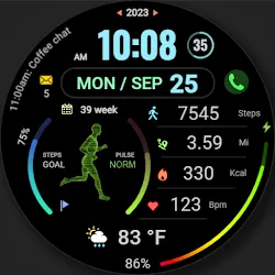 WFP 176 Running man animated icon